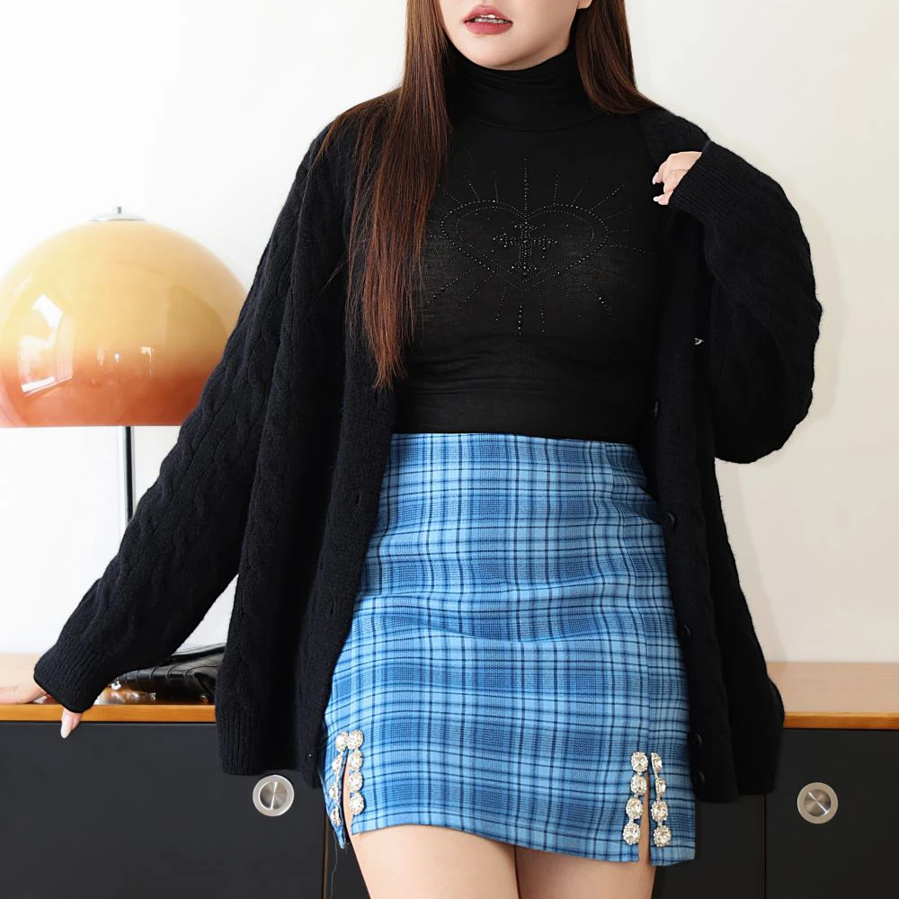 Plus Size Women's Sweaters Cardigan Premium Loose V-neck Twist Embroidered Coat Casual Jumpers Fall Winter 2025