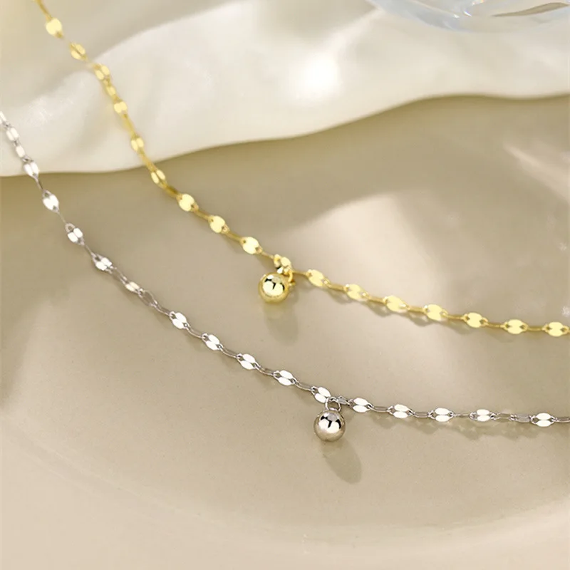 Beads Anklets For Women Simple Vintage Beach Cuban Feet Chain Ankle Bracelet on Leg Summer Foot Female Jewelry silver anklet bracelet,ankle chains,bead bracelet,beads anklet