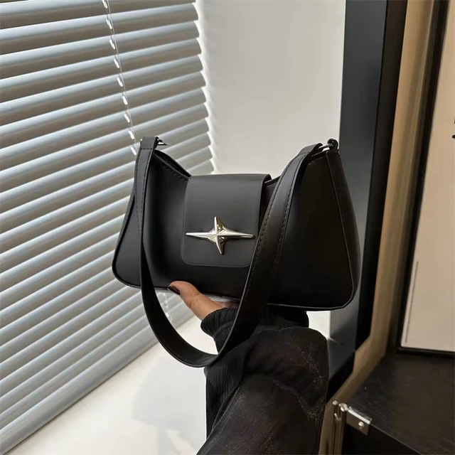 2025 classique Y2K petit sac à main marque de luxe femme sacs à main Vintage en cuir PU sacs à bandoulière pour femmes quotidien dames sac sous les bras 1