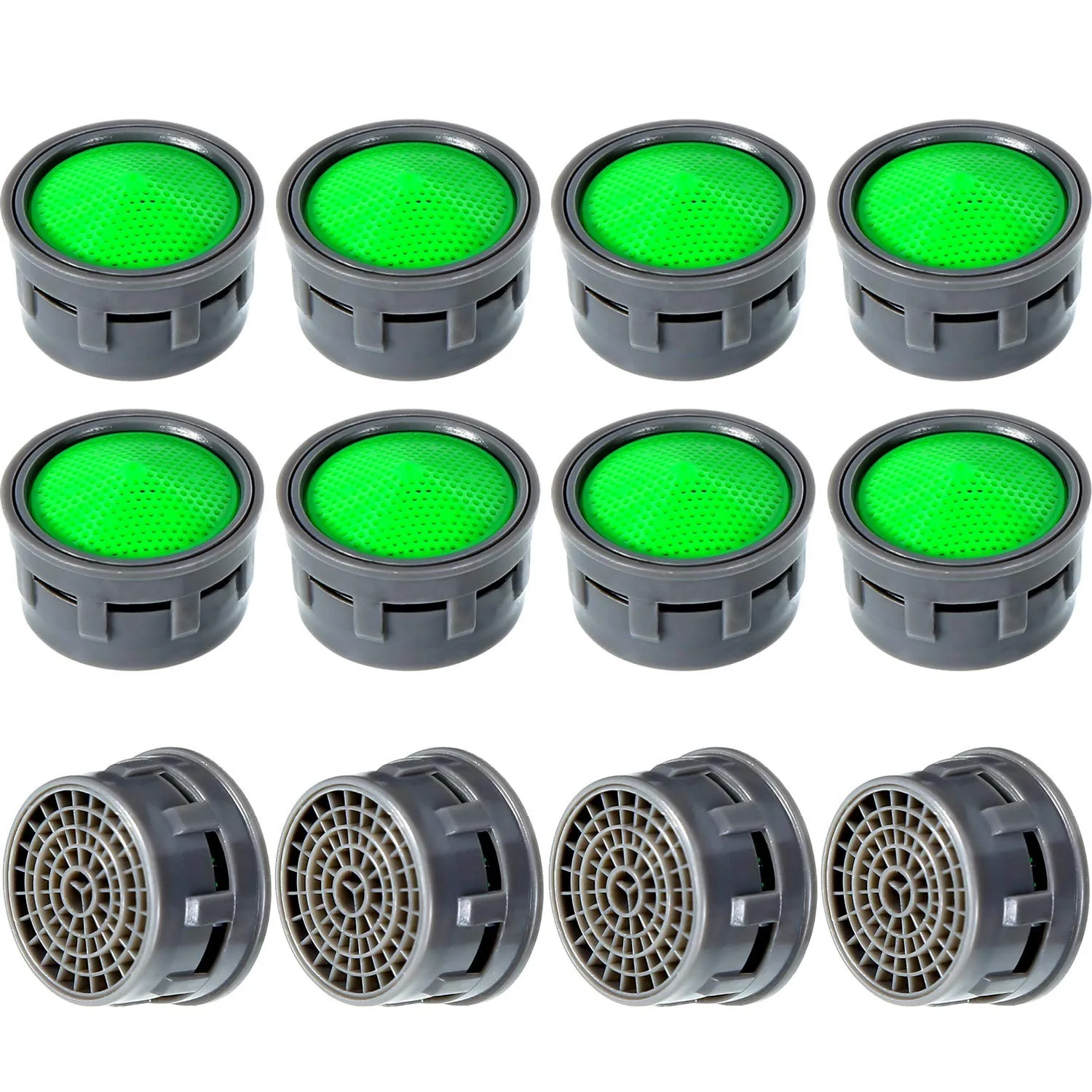 

20PCS Basin Tap Filter Tap Aerator Faucet Plastic Insert Replacement Nozzle Filter Faucet Flow Restrictor Replacement Parts