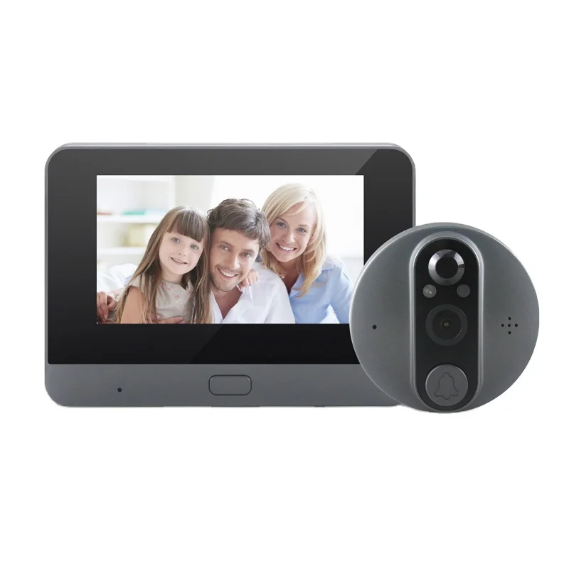 2022 Popular Peephole Wireless 720P WiFi Tuya Video Doorbell With PIR Motion Detection PST-DB06 boss in motion 2022