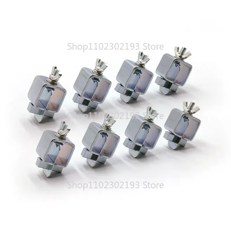 Welding Accessories Clamp 8Pcs Welding Butterfly Clip Clamps Holder Butt Welding Clamp Positioner Fixture Adjustable Clamps Tools Set