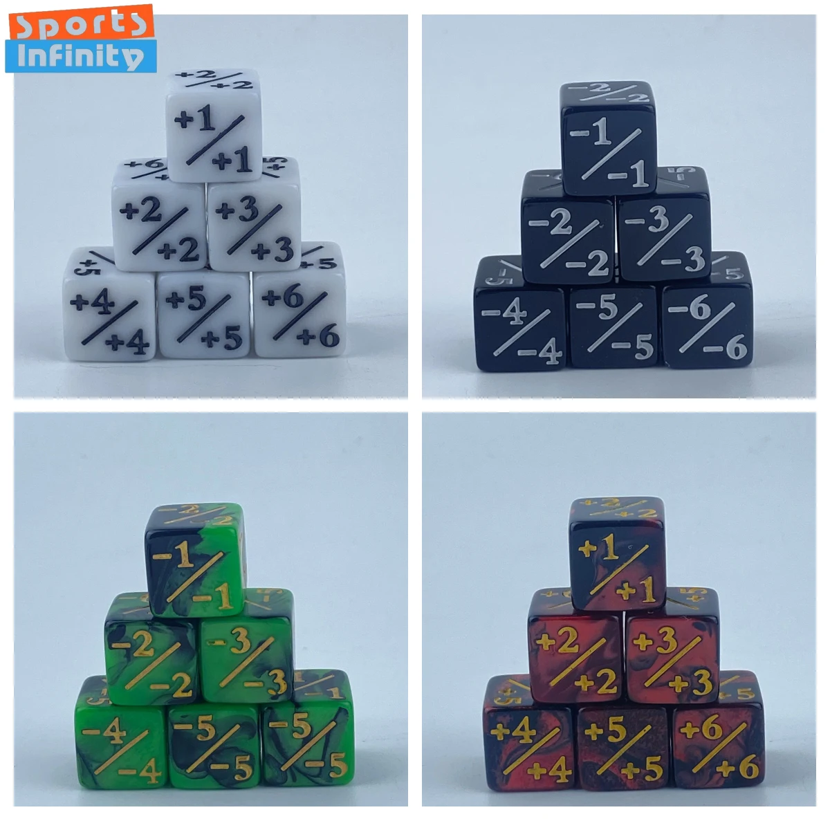 

5pcs/set Add and Subtract Dice Number 1-6 Black and White Right Angle Arithmetic Toy Dice Math Preschool Education Dice Set
