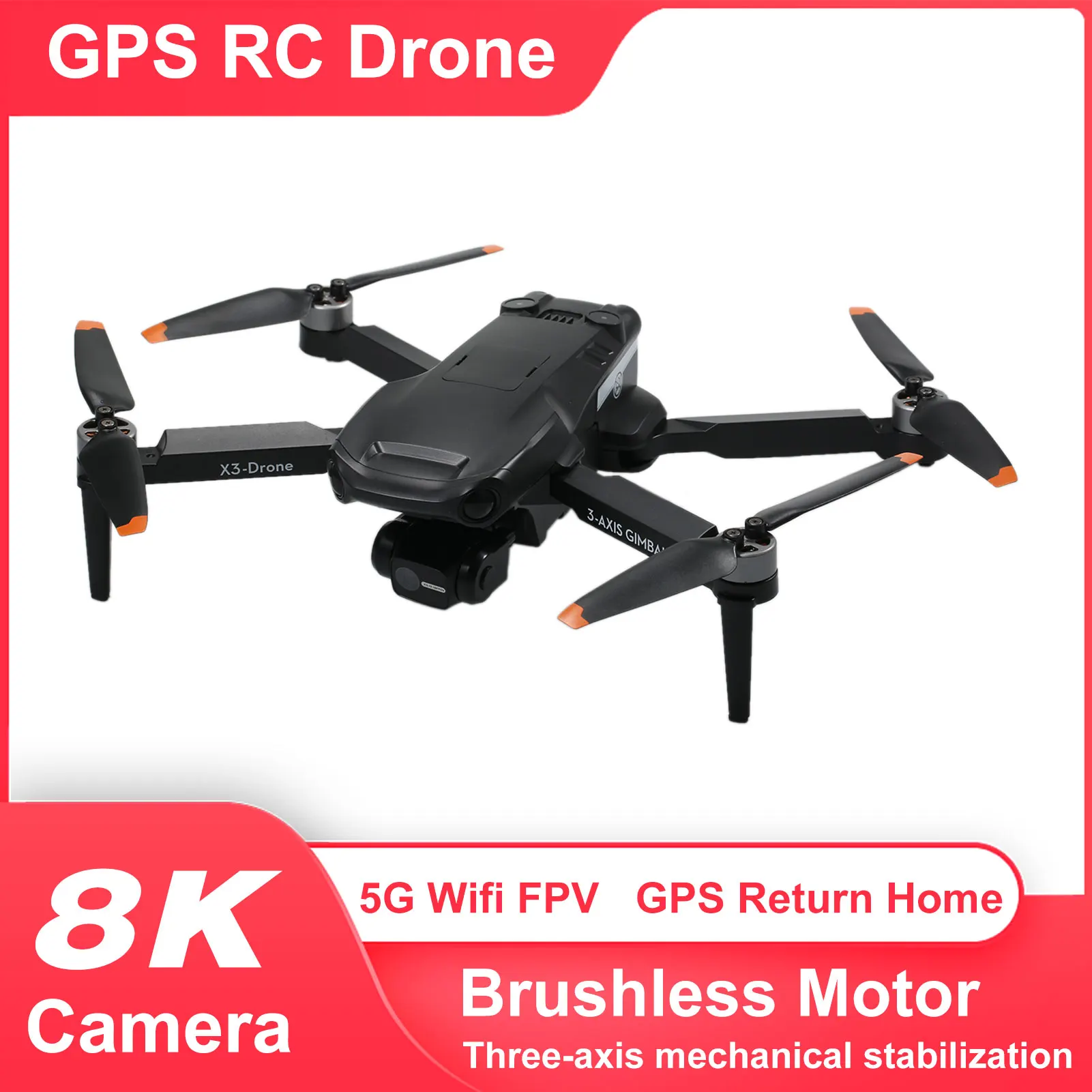 Dron ZLL SG909 Con Cámara 4K, Pantalla En El Mando, Cardán De 3 Ejes Y 45 Min De Vuelo – Alcance De 6 Km Y Evasión De Obstáculos 360°