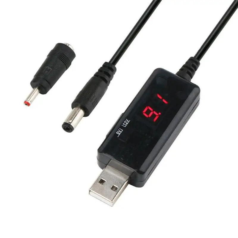 Universal USB Step-Up Power Converter with 3.5x1.35mm Connector