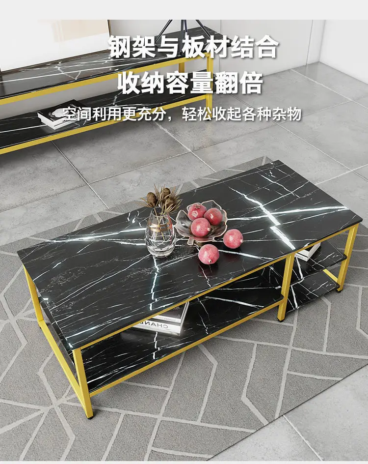 Modern Simple TV Cabinet Small Apartment Living Room Home Combination Minimalist Long Strip High Base Cabinet