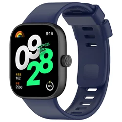 Silicone Sport Strap for Smartwatch - Premium Wristband Accessory (Navy blue)