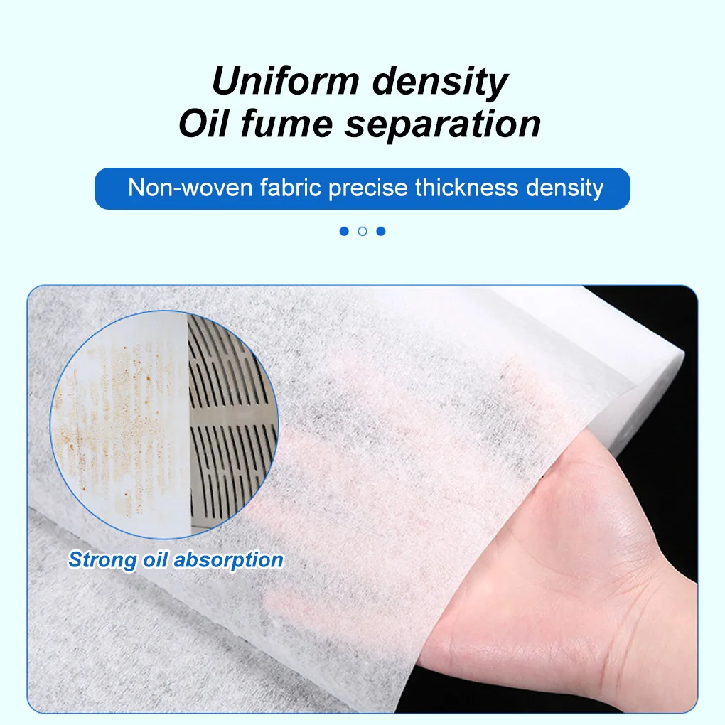 Kitchen Oil Filter Paper 5/10m Household Simple Extractor Fan Cleaning Sheet Grease Non-woven Hood Filters Covering Fitting cooker hood filter