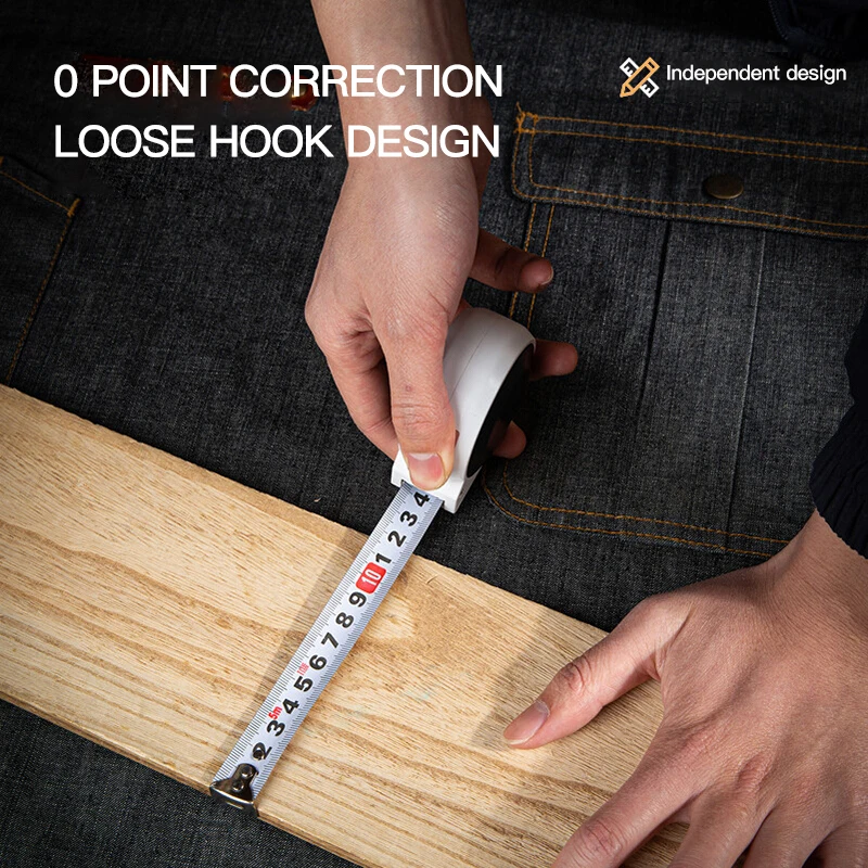 Tape measure DELI 3M/5M High Precision Steel Measurement Tape System Auto Lock Tape Measure Retractable Professional Measuring Tool
