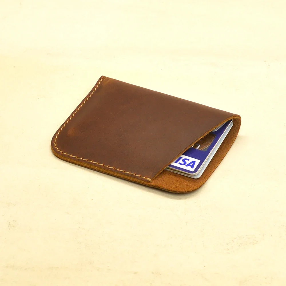 Genuine Leather Credit Card Holder Real Leather Case for Cards Cardholder Card Protector