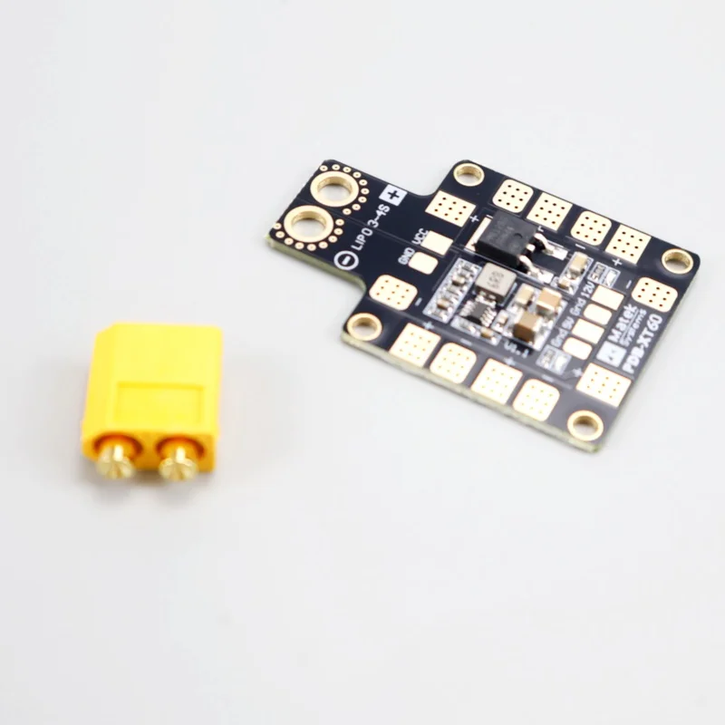 Matek Systems PDB XT60 avec BEC 5V et 12V, en cuivre 2oz, pour hélicoptère RC, quadricoptère FPV, multicoptère, drone, carte de distribution d'alimentation – Image 4