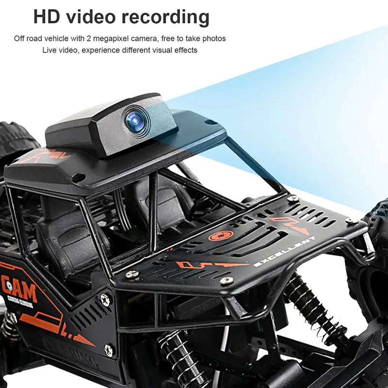 1:18 RCī   Ʈ , HD 720P  FPV ī޶, 2.4G SUV  Ʈ, ̿  峭