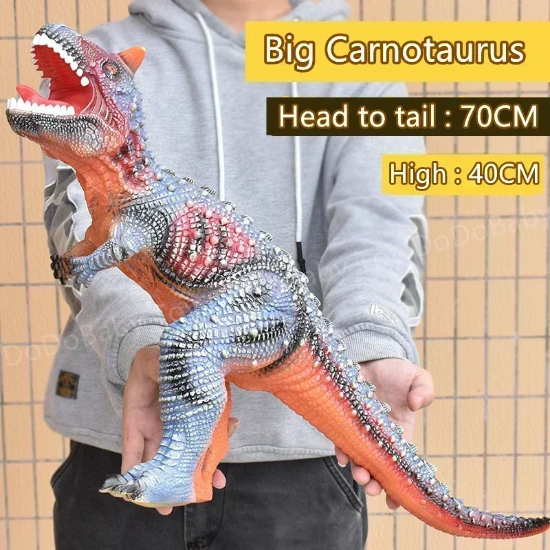 Super Big Soft Dinosaur Toys Tyrannosaurus Rex Modello Brachiosaurus Jurass Burattini Squalo Dinosauro Parco Mondi Giocattolo per Ragazzi Bambini - immagine 6
