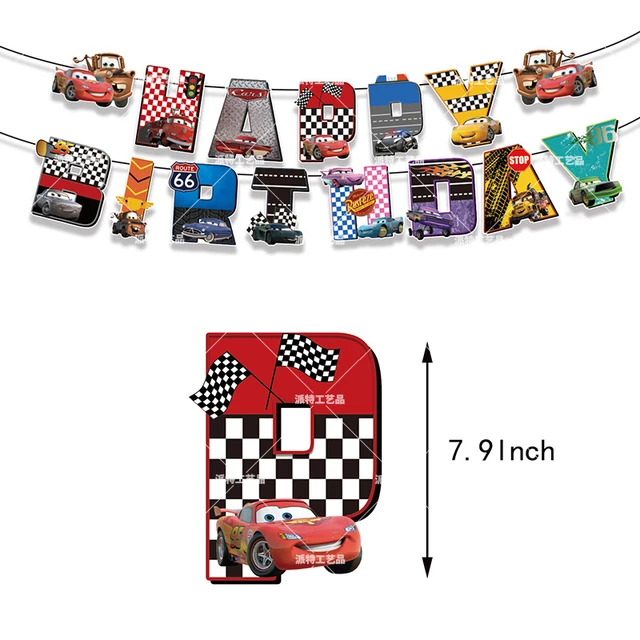 Banner Feliz Cumpleaños Cars