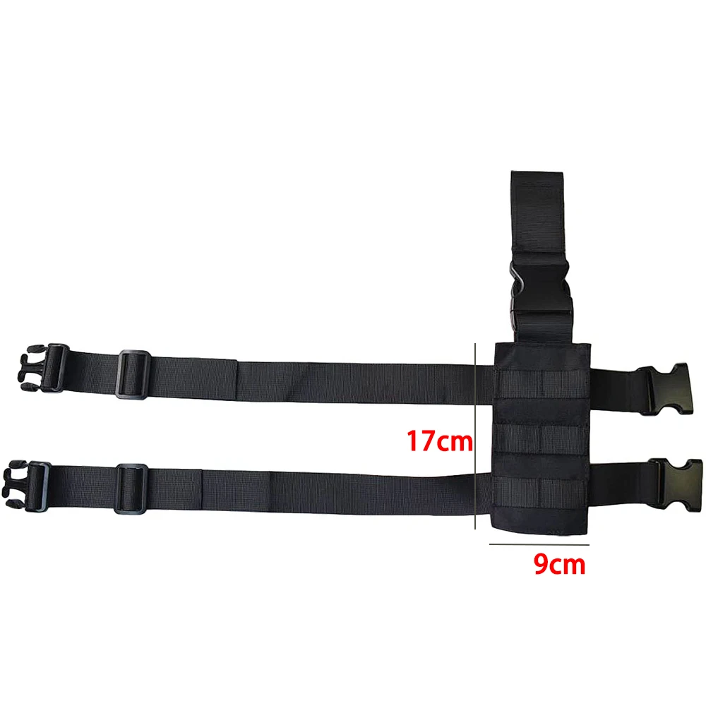 Tactical Drop Leg Panel with Molle Attachment for Gun Holsters and Mag Pouches