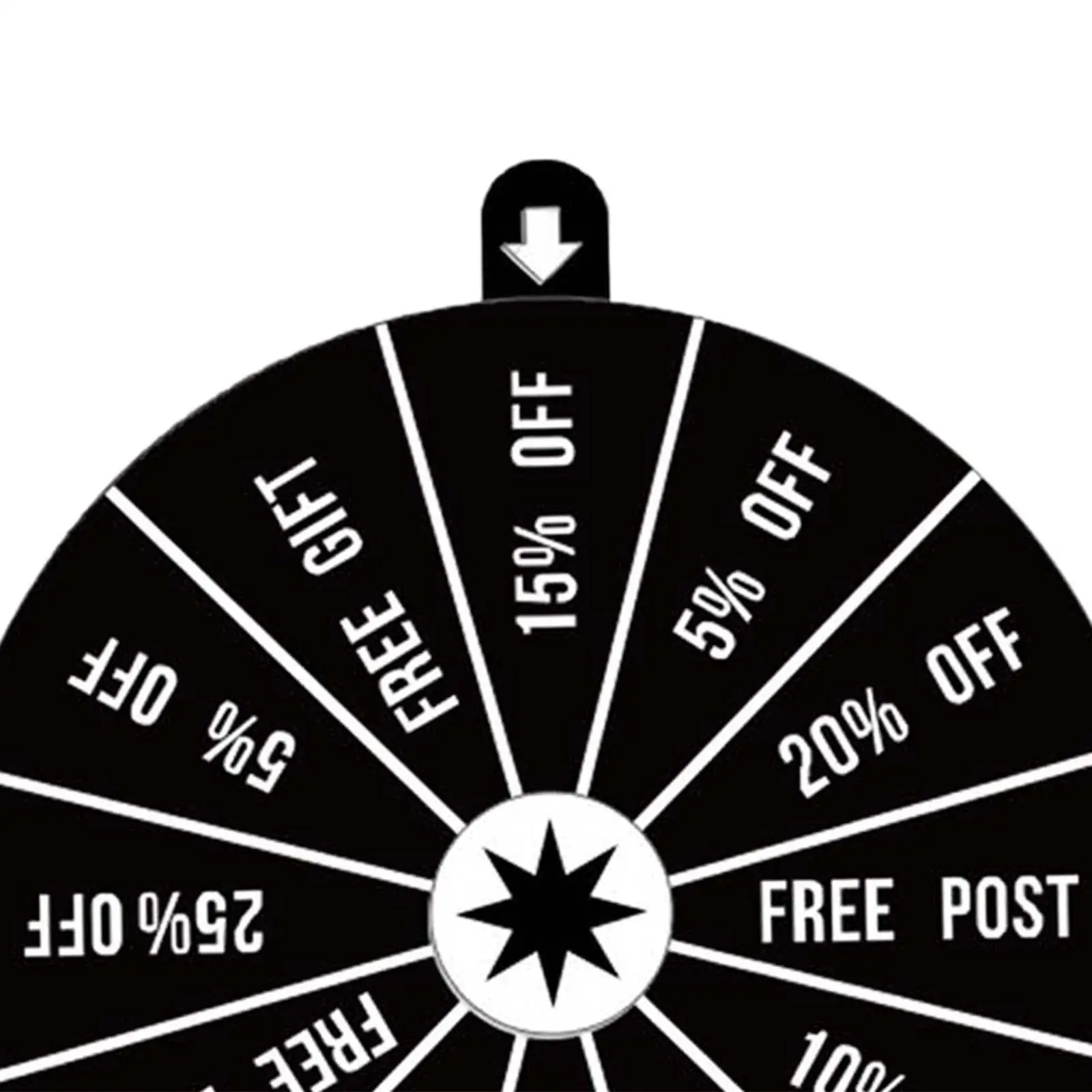 

Turntable Drinking Wheel Fortune Game Tabletop Game for KTV Party Carnival