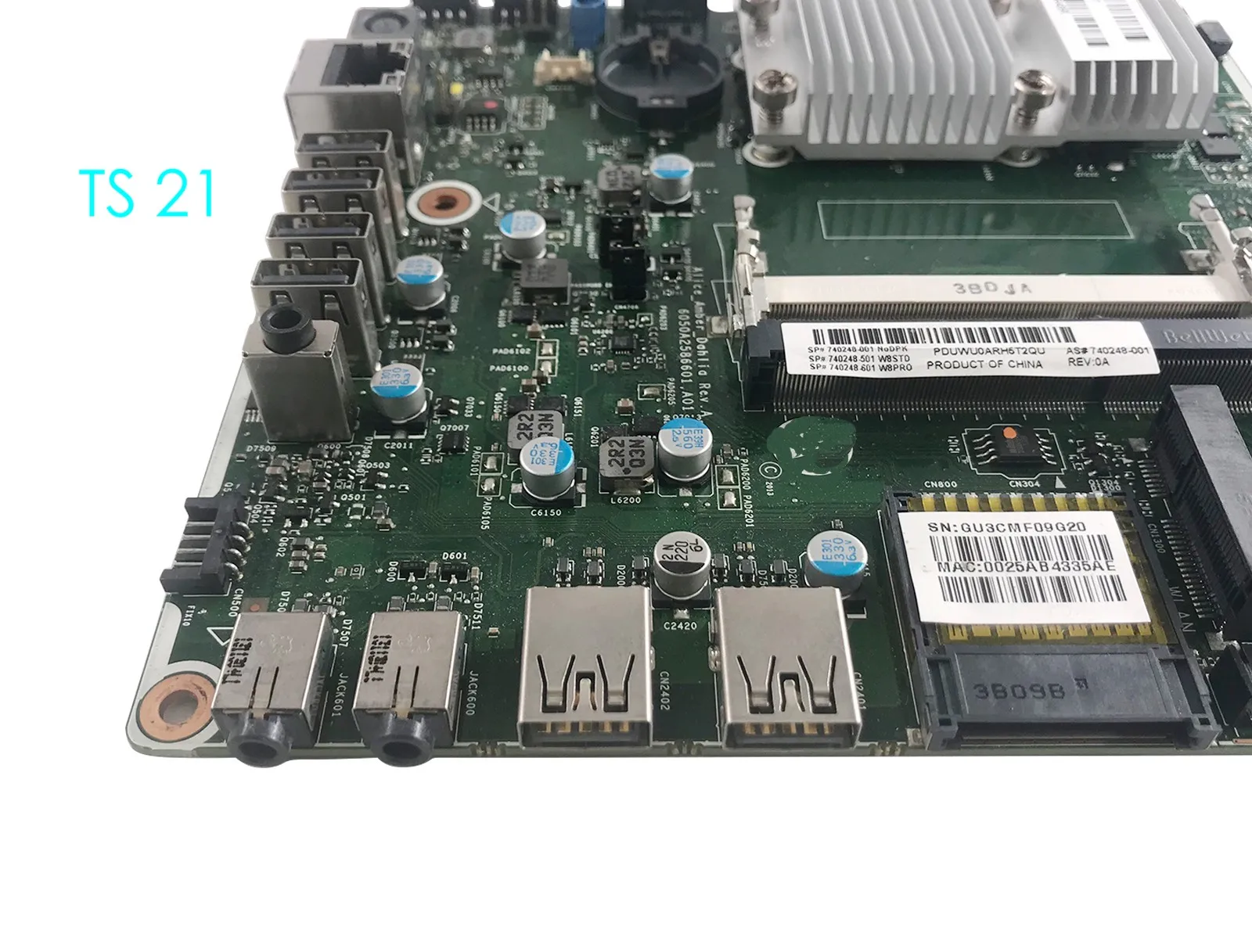 HP Павильон ТС 21 21-H 21-H010 Материнская плата 740248-001 ...