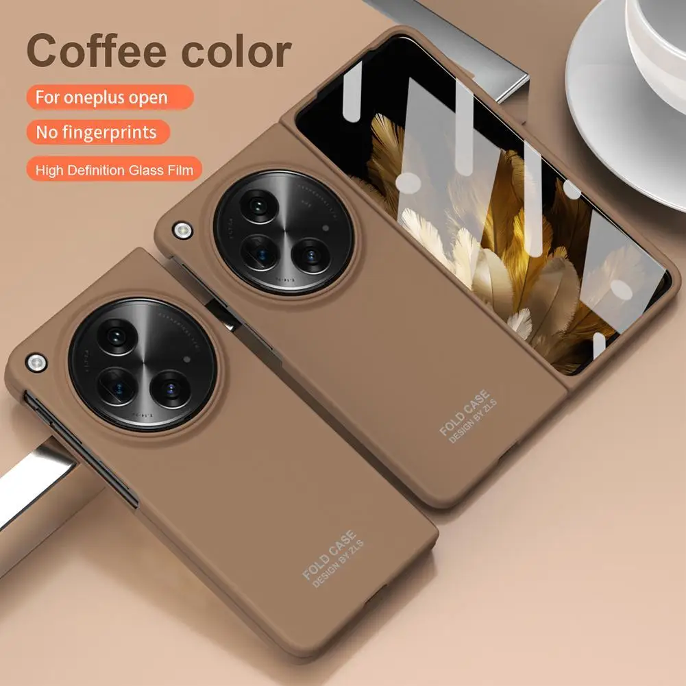 Per Oneplus Open Case Armor Plastic Glass Film Cover Protettiva Antiurto Per Oneplus Open Protection Accessories Nuovo 2023