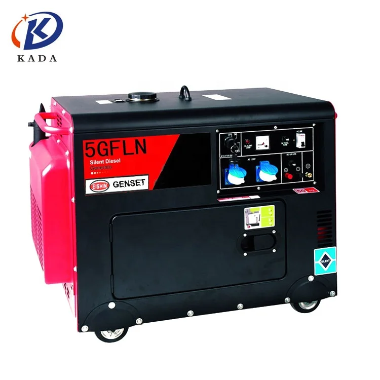 

220v portable silent type generator silent generator 5kv