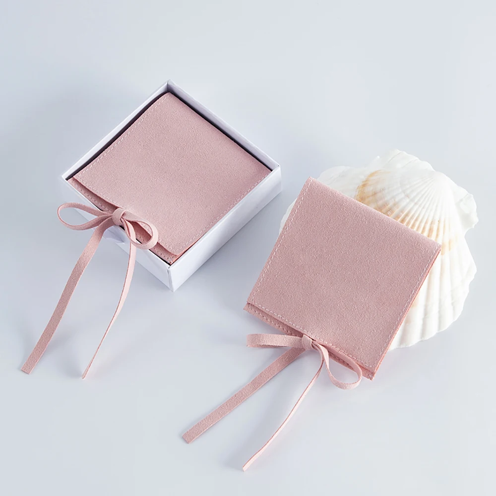 100Pcs Microfiber Velvet Pouch Jewelry Gift Bag Wedding Favors Candy Bags Rings Tarot Packaging Organizer Sachet Bonbon Zakjes