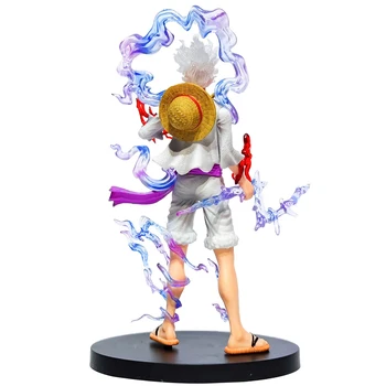 21CM Anime One Piece Luffy GEAR 5 Figurine Nika Sun God Action Figures Collectible Model Doll Toys Children Gift 2