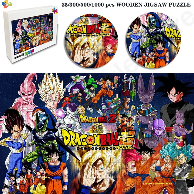 Goku 35 300 500 1000 Puzzles for Adults Bandai Anime Dragon Ball Cartoon  Wooden and Box Jigsaw Puzzles Unique Toys and Hobbies - AliExpress