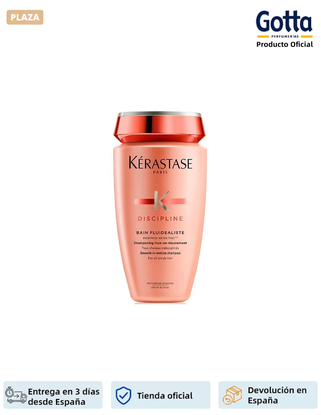 KERASTASE-DISCIPLINE NORMAL shampoo-250 ML-beauty and health, hair care and styling, shampoo and shampoos-hydrated hair.