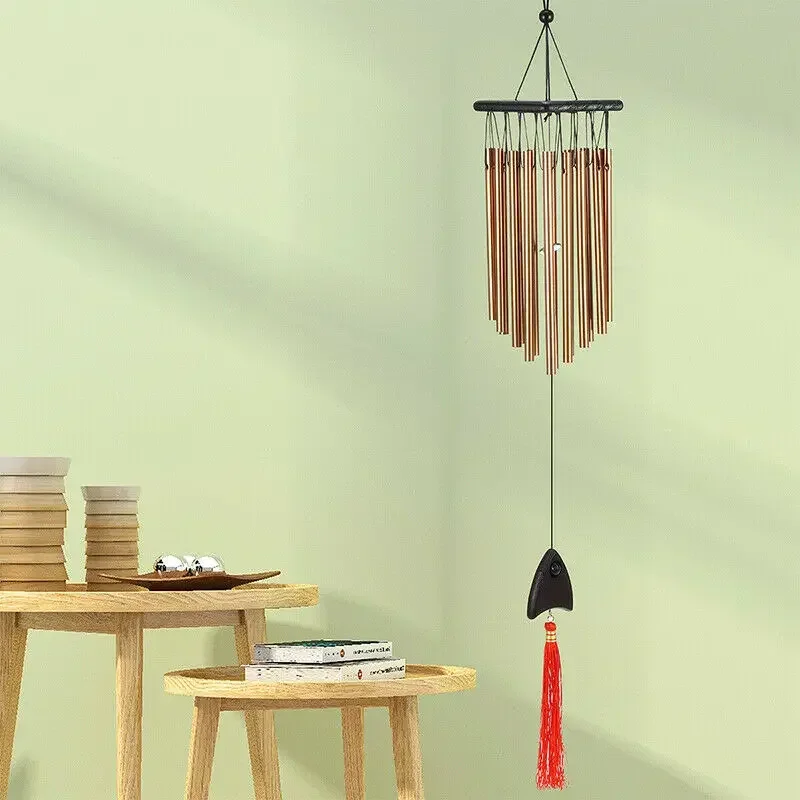 16 Tubes Windchime Bells Wind Chimes Chapel Home Decor for Garden Outdoor Decor Gifts