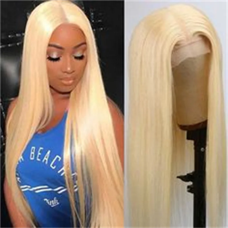

613 Honey Blonde Wig Glueless Hd Lace Frontal Wig 100% Human Hair Bone Straight 13x4 Transparent Lace Front Wigs On Sale