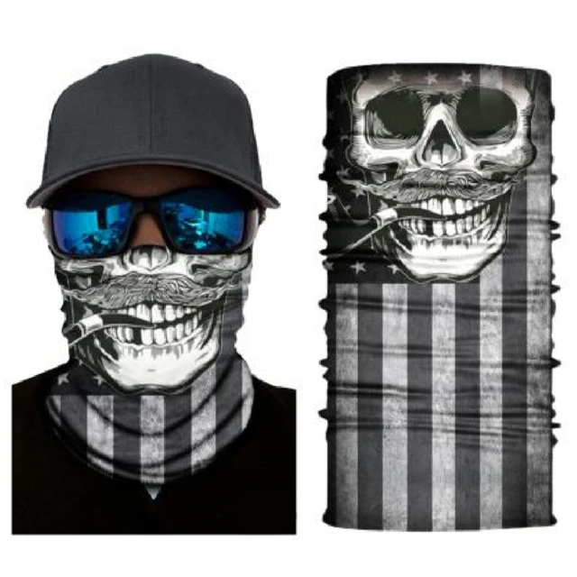 Musion - Funny Print Mask Anti Dust UV Tube Mask Biker Face Cover