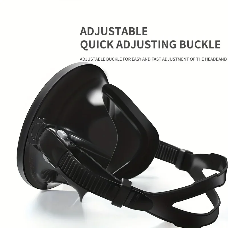 Professional Snorkeling Mask, Diving Goggles, Diving Equipment, Oval Shaped Snorkeling Set With Box For Hunting