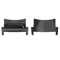 Stainless Steel Quick Fit Watch Band Adapter (Black)
