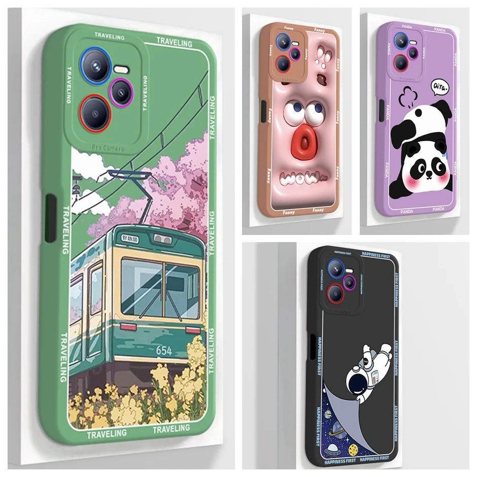 Cute Cartoon Silicone Soft Back Cover Case