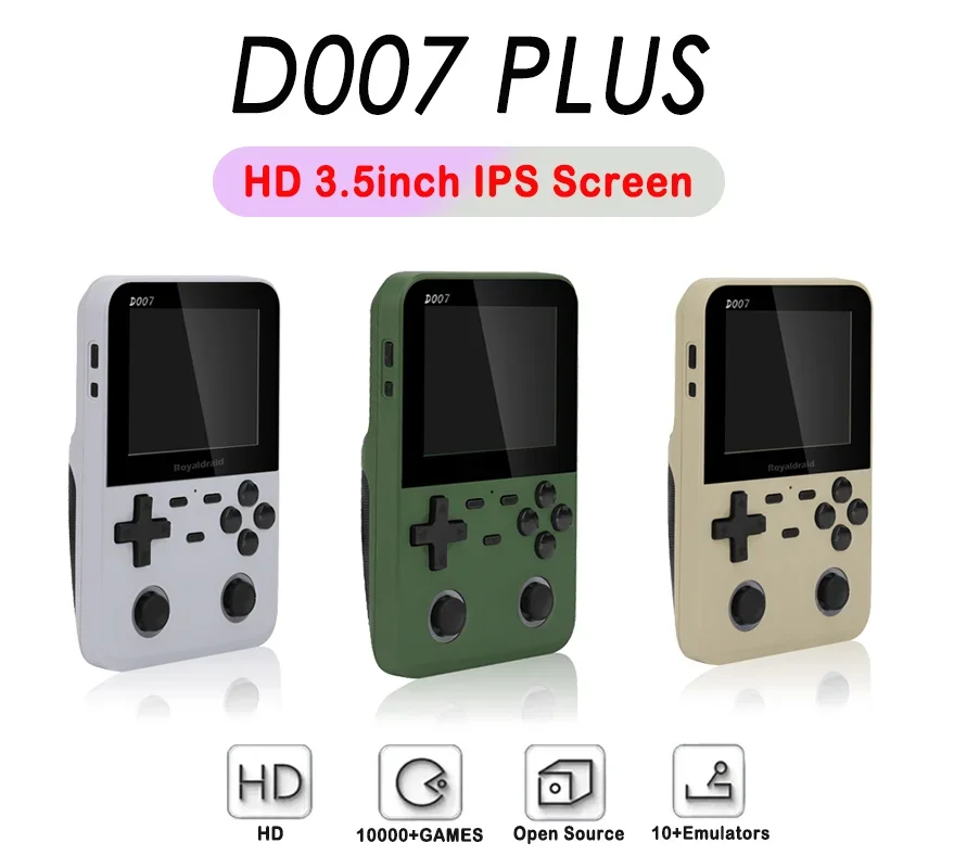 

D007 PLUS X6 High Endurance Handheld Game Console 3.5inch HD Screen 3d Stereo Sound Effect Classic Nostalgic Arcade Game