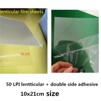 Produzione di celle telefoniche 3D da 10 * 21 cm, fogli di pellicola lenticolare PET 3D 75/100/160LPI