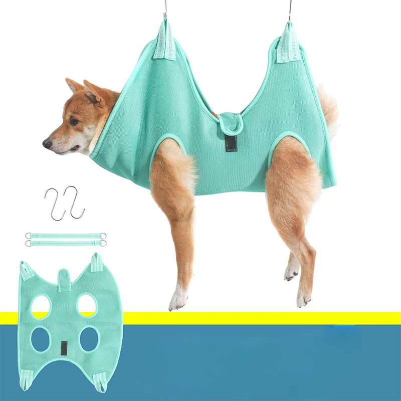 Pet Grooming Hammock for Dogs Cat Grooming Harness Nail Trimmers Pet Sling for Nail Clipping Grooming Trimming Pet Beauty Salon 2