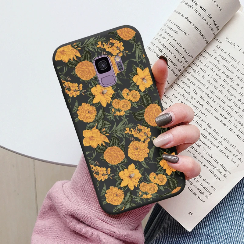 Adorable Sunflower Soft Bumper Case - Painted Design
