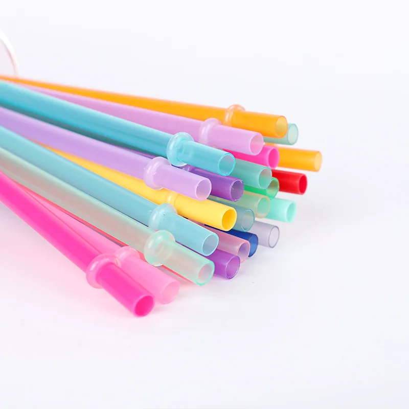 10/20pcs 230mm Reusable Hard Plastic Straws for Tumbler Mason Jars Drinking  Straws with 1 Cleaning