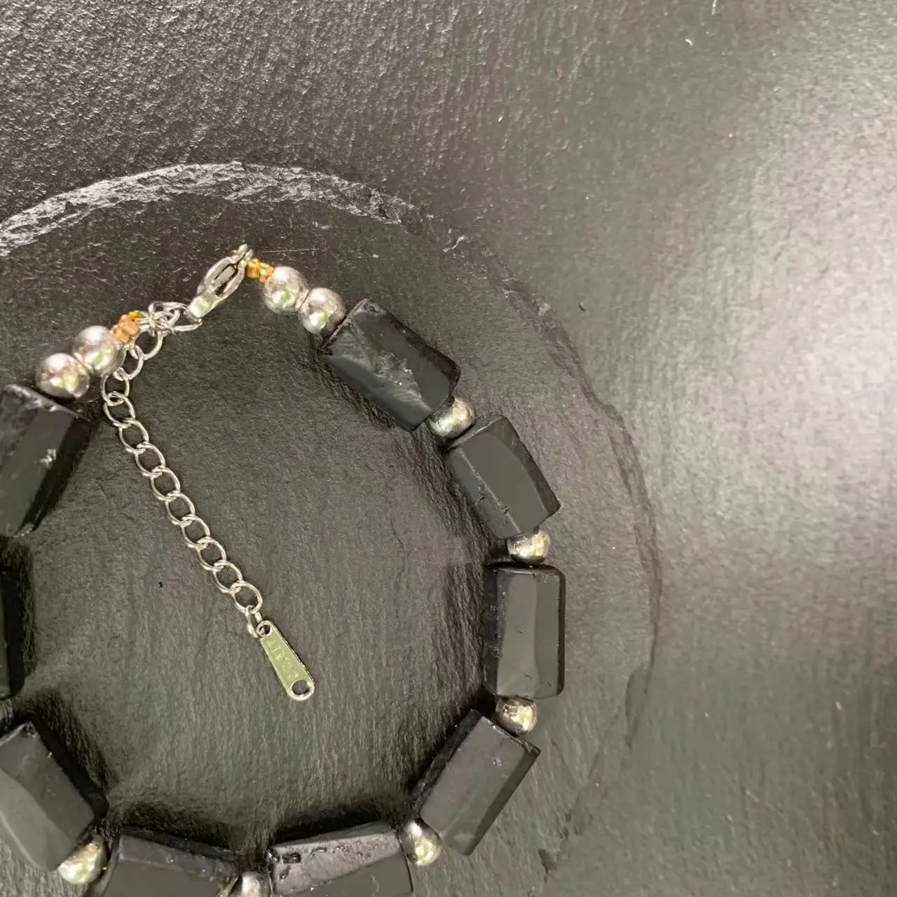 Natural Tourmaline Bracelet Black Stone Bucket Jewelry Wholesale Design Handmade GEM Beads Healing Women MEN Jewelry Gifts