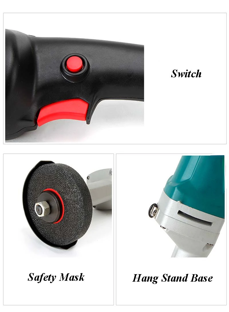 220V Handheld Straight Grinder 125mm Industrial Metal Polishing Grinding Machine GV5-125