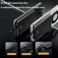 ONEPLUS 10000mAh batterie externe magnétique sans fil charge Super rapide chargeur de batterie Portable de grande capacité réelle pour iPhone Huawei 5