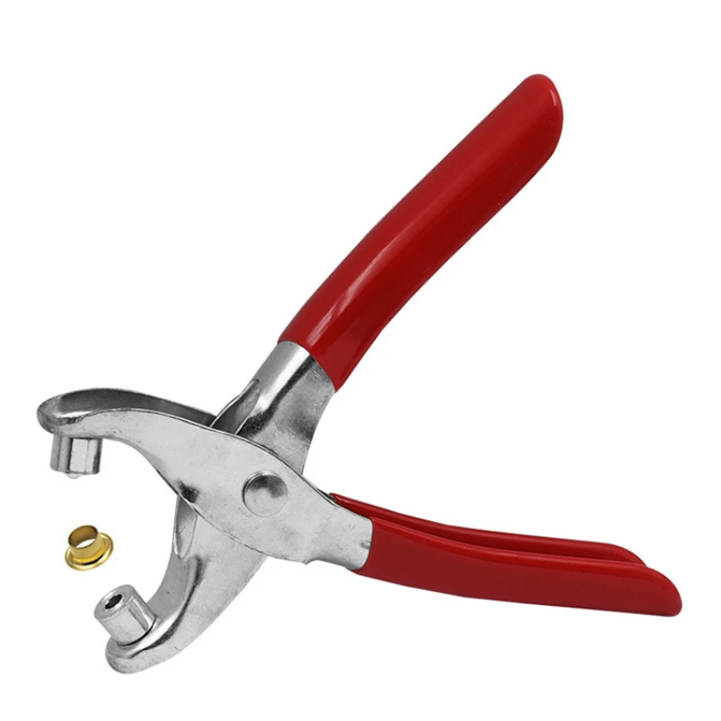 Description Picture 4 of item4mm Eyelet Setter Puncher Leather Belt Hole Plier Buckle Fixation Sewing Tool Watchband Strap Household Leathercraft Accessories
