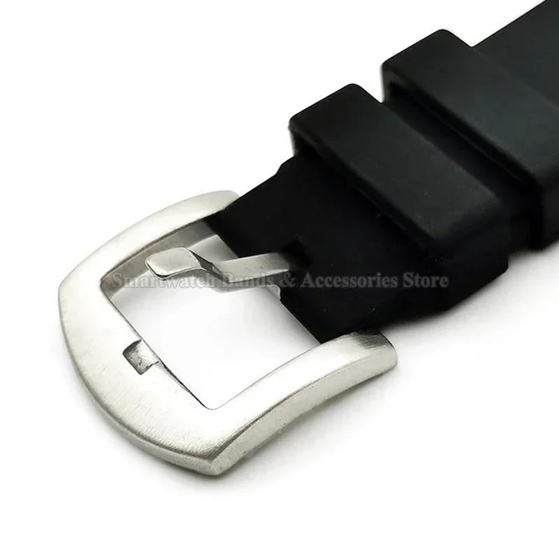 Versatile Silicone Quick Release Sport Watch Strap - Durable Rubber Wristband