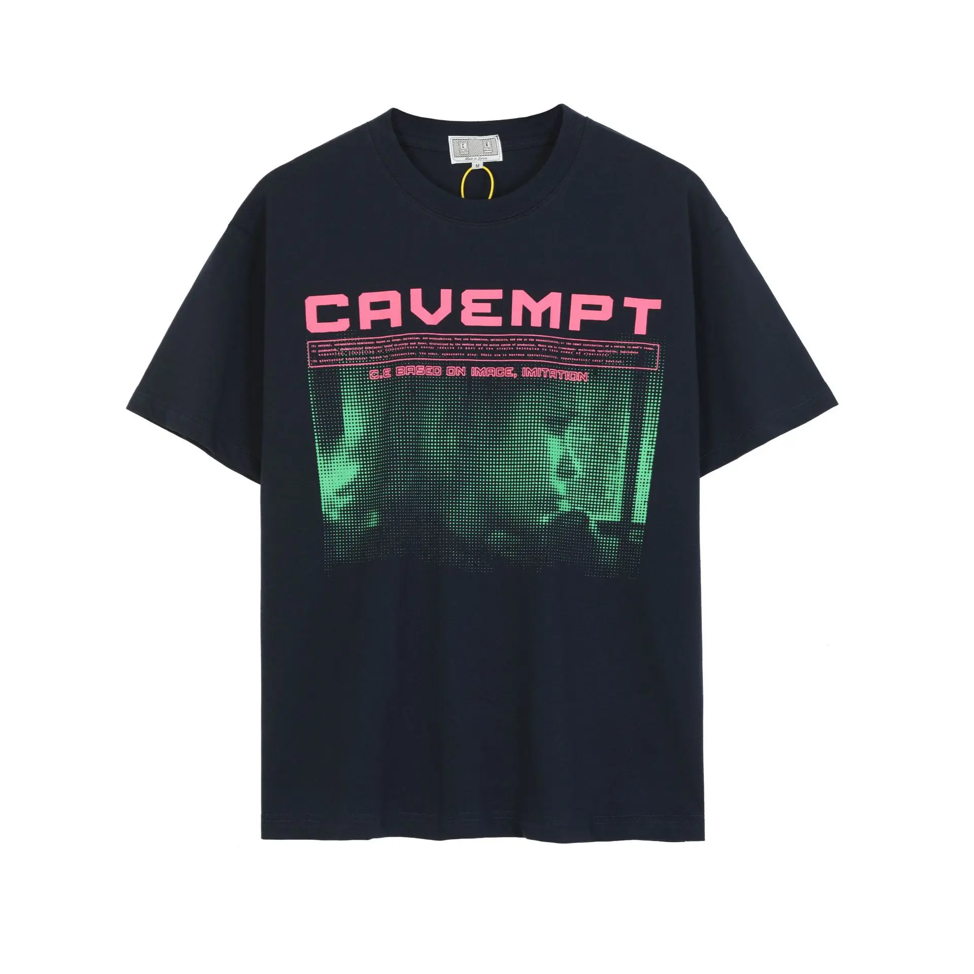 

CAVEMPT C.E T-shirt Men Women 1:1 Abstract Women's Face Printed Short Sleeve Vintage CAVEMPT C.E Short Sleeve Top