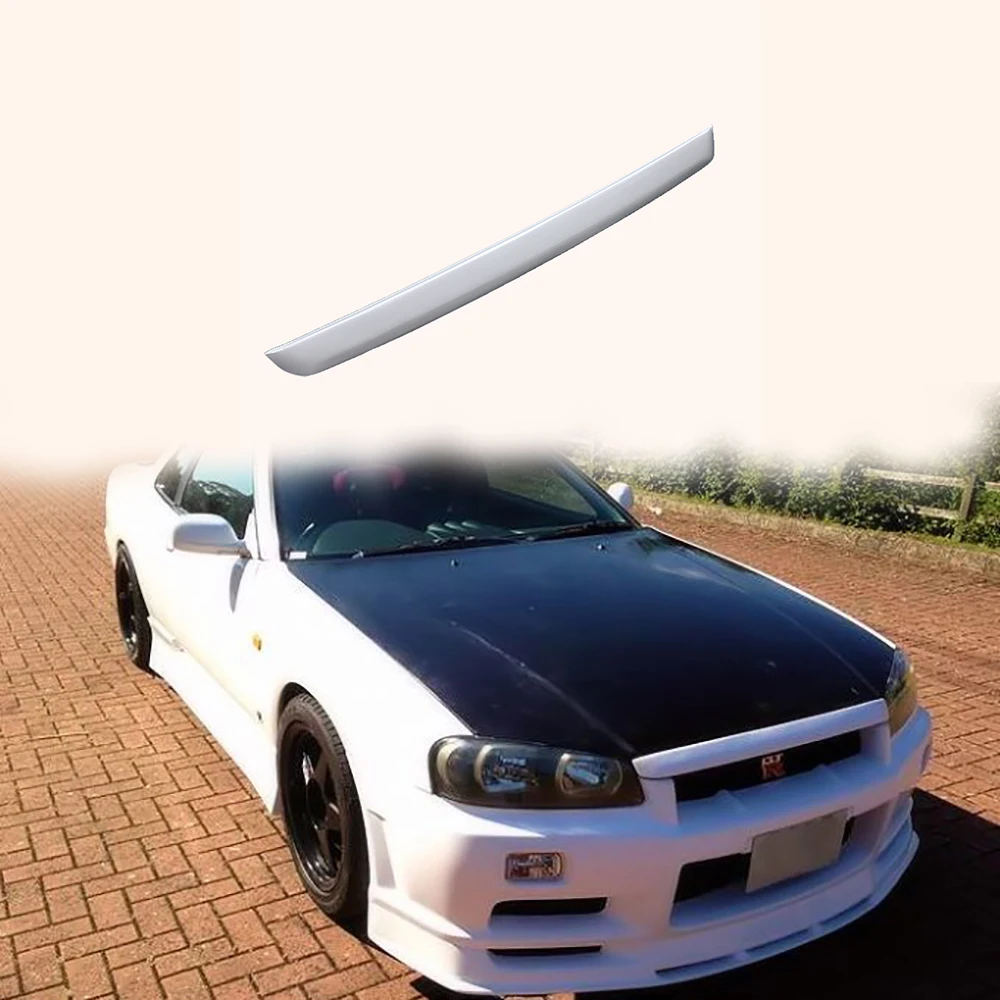 

For Nissan Skyline Fiber Glass Skyline R34 Type-R URAS Type-2 Bonnet Lip