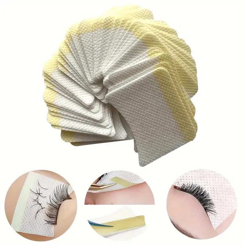 Eyelash Patches 200/40pcs Disposable Eyelash Extension Cotton Pads for Removing Eyelashes Under Eye Makeup Tools