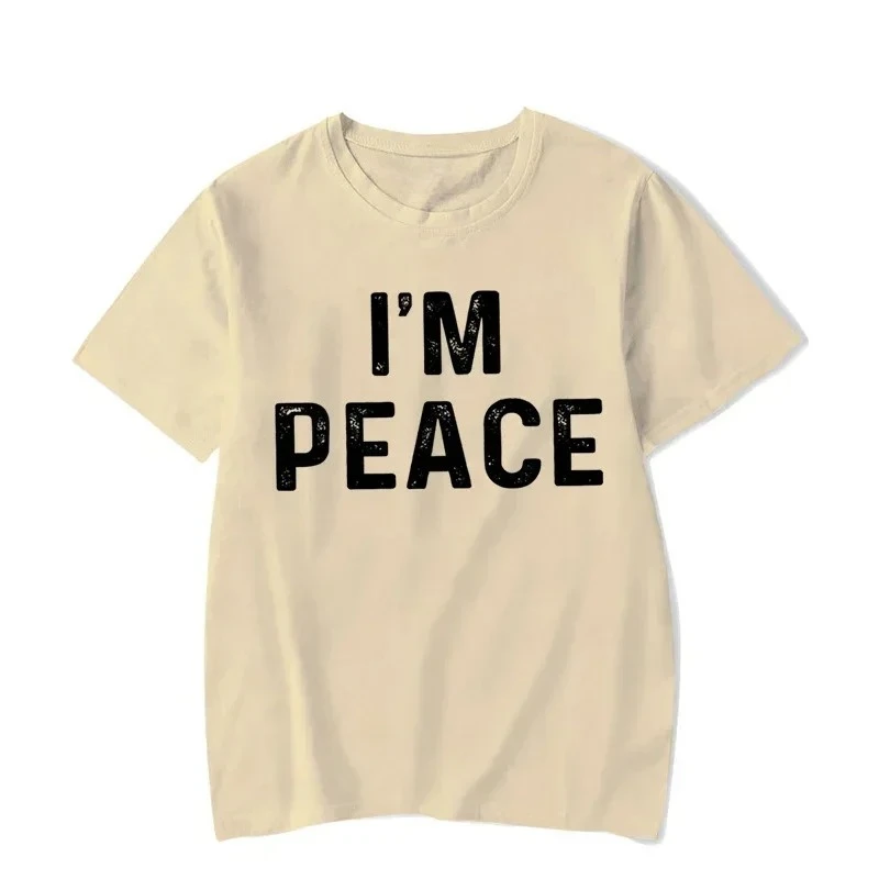 I Come in Peace I'm Peace Funny Matching Couples I Come in Peace Couple Matching Women TShirt Lovers Men Tshirts Tee Y2k Clothes 6