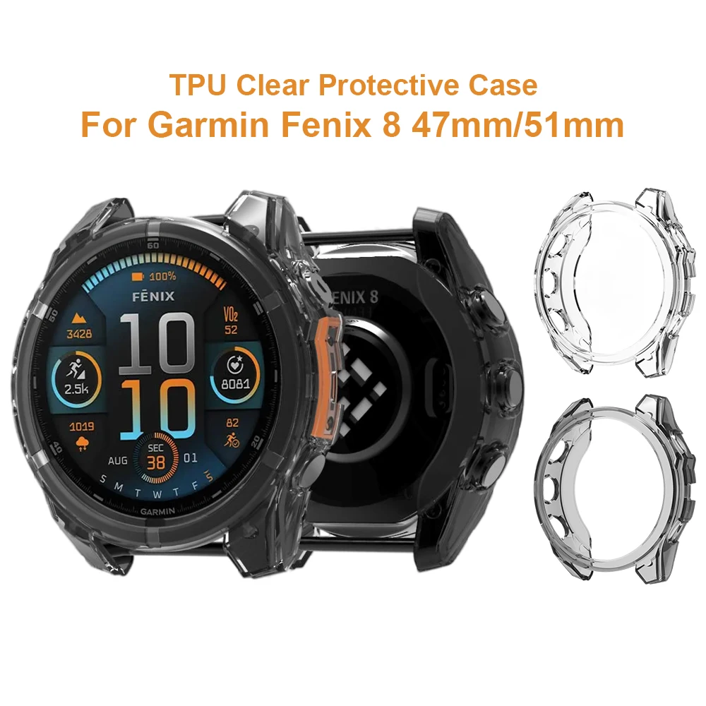Premium TPU Clear Protective Case - Soft Silicone Cover