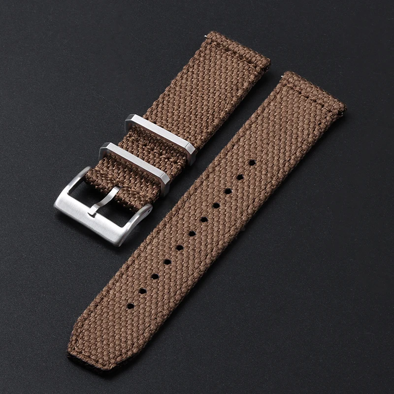 Premium Two-Sided Genuine Nylon Quick Release Sport Watch Band