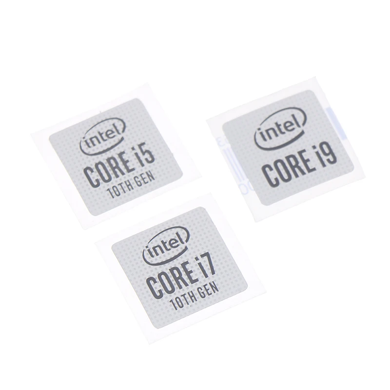 5pcs  DIY Original 11th Generation Lntel Core I9 I7 I5 Sticker Laptop Desktop Cpu Label about 1.8*1.8cm